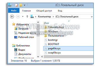 WinTuning: Программа для настройки и оптимизации Windows 10/Windows 8/Windows 7 - Шифровать файл подкачки
