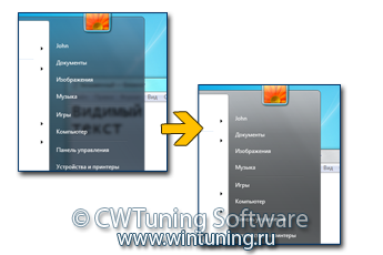 Отключить эффект прозрачности - Данная настройка подходит для Windows 7