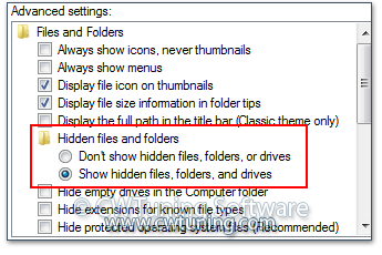 WinTuning 8: Программа для настройки и оптимизации Windows 10/Windows 8/Windows 7 - Форсировать скрытие файлов и папок