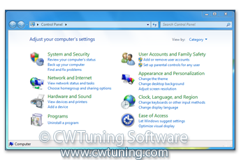 WinTuning 8: Программа для настройки и оптимизации Windows 10/Windows 8/Windows 7 - Отключить Панель управления