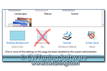 WinTuning 8: Программа для настройки и оптимизации Windows 10/Windows 8/Windows 7 - Отключить пункт «Цвет окна»