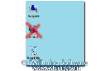 WinTuning 8: Программа для настройки и оптимизации Windows 10/Windows 8/Windows 7 - Скрыть значок Сеть с рабочего стола